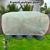iBamso Protective Cover for Winter Plants, Rectangular Frost Protection for