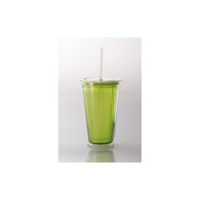 Quest Tumbler with straw lemon
