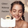 6Pcs Gold Glitter Freckles Face Tattoo Makeup Patches - Sparkle