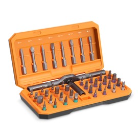 Ankilo 42 in 1 Ratchet Screwdriver Set with 40 PCS Magnetic Bits, Repair Screwdriver Set with Rotatable Ratchet Handle, Versatile Ratchet Handle Screwdriver Set with Carry Case