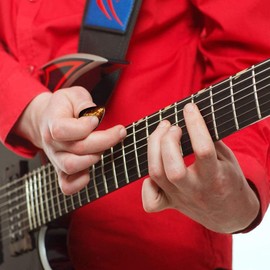 12 Pcs Guitar Picks Celluloid Guitar Picks Guitar Accessories Picks 0.46mm 0.71mm and 0.96mm with Pick Box Guitar Gift for Electric Acoustic or Bass Guitar