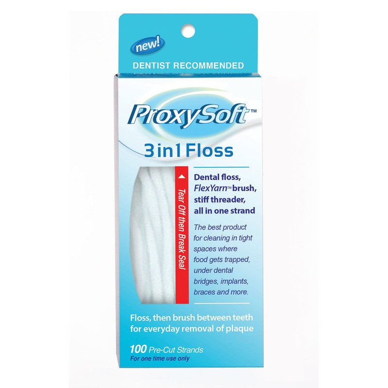 ProxySoft 3-in-1 Dental Floss for Optimal Teeth Flossing​- 1 Pack