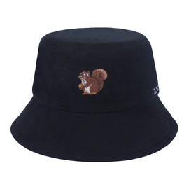 ZLYC Unisex Fashionable Embroidered Bucket Hat, Outdoor Summer Hat for Teenagers