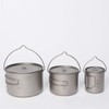 S'more Titanium Hanging Pot Titanium Mug Cup Camping Pot Camping