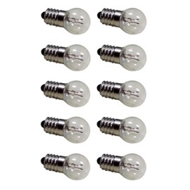 Mini Lamps 3.8v, 0.2A - Pack of 10 Miniature Bulbs