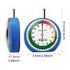 Tread depth gauge for tyres, tyre tread gauge with measuring