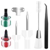 7 Piece Sewing Machine Cleaning Kit Include Tweezers Double Ended