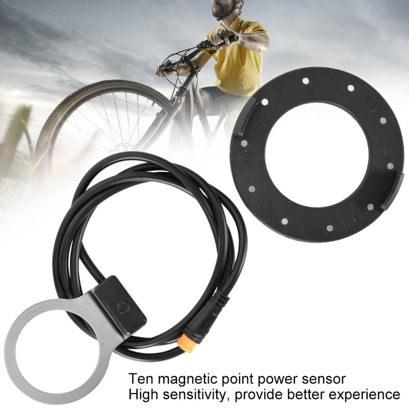 Electric Bike Waterproof Connector Ten Magnetic Point Power Sensor Bicycle
