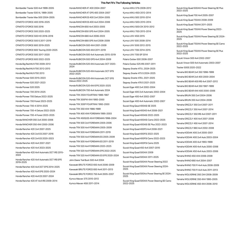 4/110 ITP Steel Wheel 12x7 5.0 + 2.0 Black for