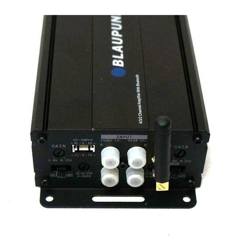 Blaupunkt AMP1804BT Car Audio 4-Channel Class D 1600W Amplifier w/