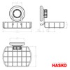 HASKO accessories - Super Powerful Vacuum Suction Cup Soap Dish