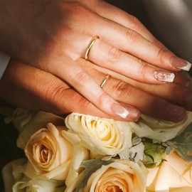 King Will GLORY 2mm 24k Gold Plated High Polished Comfort Fit Domed Tungsten Ring Wedding Band T (10)