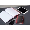 Oxford Black n' Red A4 Soft Cover Casebound Notebook Ruled