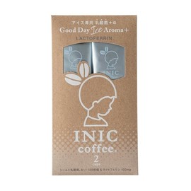 INIC coffee グッドデイアイスアロマ スティック 2本 【シールド乳酸菌® 100億個】【アイス専用】【パウダーコーヒーの最高峰】【世界のバリスタチャンピオンも採用の味わい】