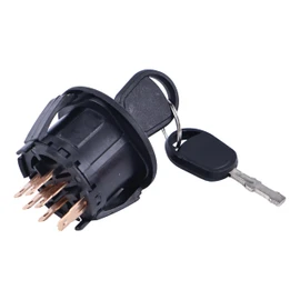 Demfec 3 Position 6 Pin Ignition Switch with Key 725-12066 725P12066 925-12066 Compatible with Cub Ca-det ZT1-42 ZT1-46 ZT1-50 ZT1-54 ZT2-50 ZT2-54 fits M-TD Z510 Z530 Z550 Z560 Z5200