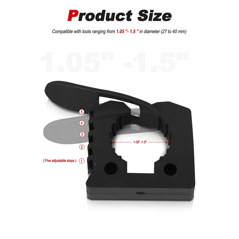 NILKATSS 2-Pack Rubber Molle Panel Clamp Holder Kit Fit 1-2