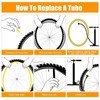 2 x FITTOO Bike Inner Tubes Replacement Bicycle Inner Tube