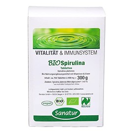 Sanatur bioSpirulina 750 Tablets Refill Pack Organic Organic 300 g