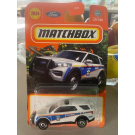 Matchbox 2023 Ford Police Interceptor Utility 36/100 Matchbox 2024 White Paramedic