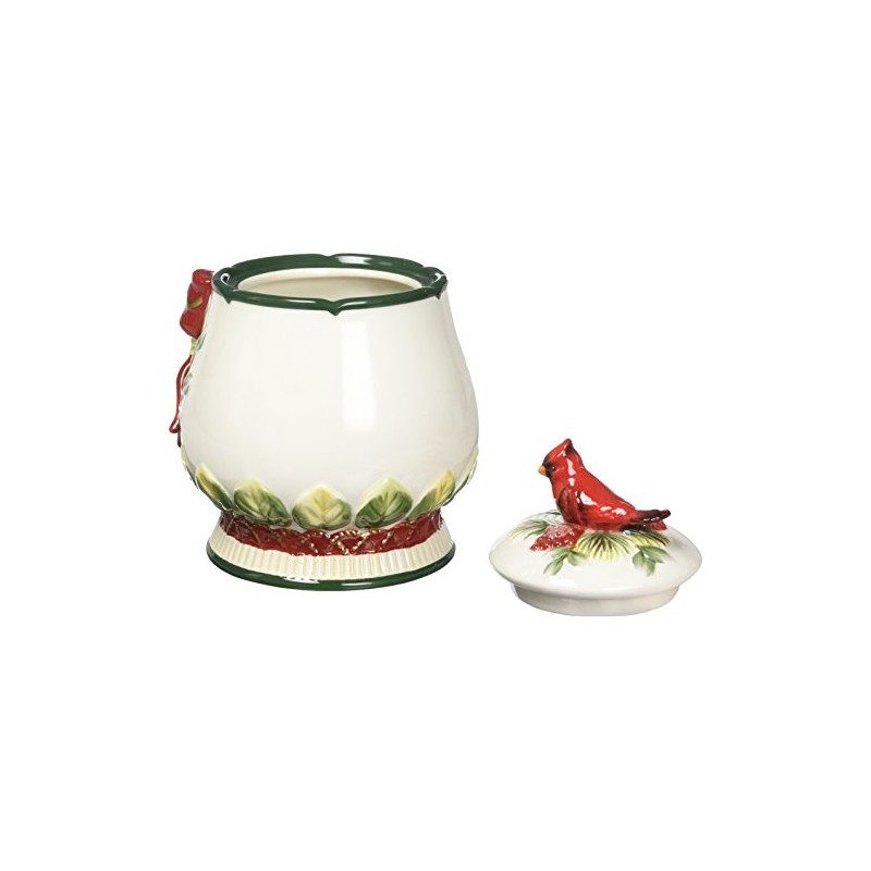 Cosmos Gifts 10556 Evergreen Holiday Jar, 7-1/2-Inch