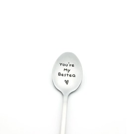 Cenrren Best Friend Gift for Women Girls Christmas Birthday Gifts You're My Bestea Spoon Valentines Mother’s Day Gifts Friendship Gifts for Friends Sister Bestie BFF Coffee Lover