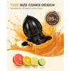 Amzpass Electric Orange Juicer, Citrus Juicer Squeezer with 2 Interchangeable