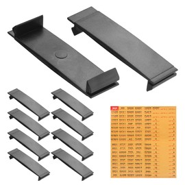 EAORBD Breaker Filler Plate for 3/4 Inch Square D Inqoin and GE Electric Panel Cover, with Electrical Panel Labels and Fuse Box Stickers for Universal Circuit Breaker Panel Cover 10-Pack (3/4 Inch)