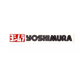 Vintage Sticker Yoshimura Red Black White Vinyl Original Long Rectangle Large