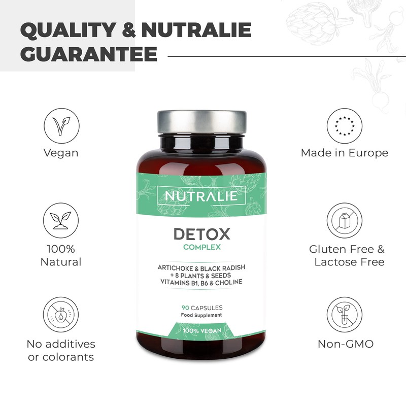 Nutralie Detox Complex, 90 Capsules, 69.7 g