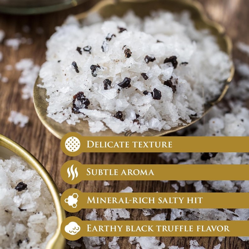 TruffleHunter - Flaked Black Truffle Cornish Sea Salt - 4.94
