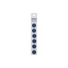 Slimline Buttons 9/16" Navy Blue 6pc Hook #55