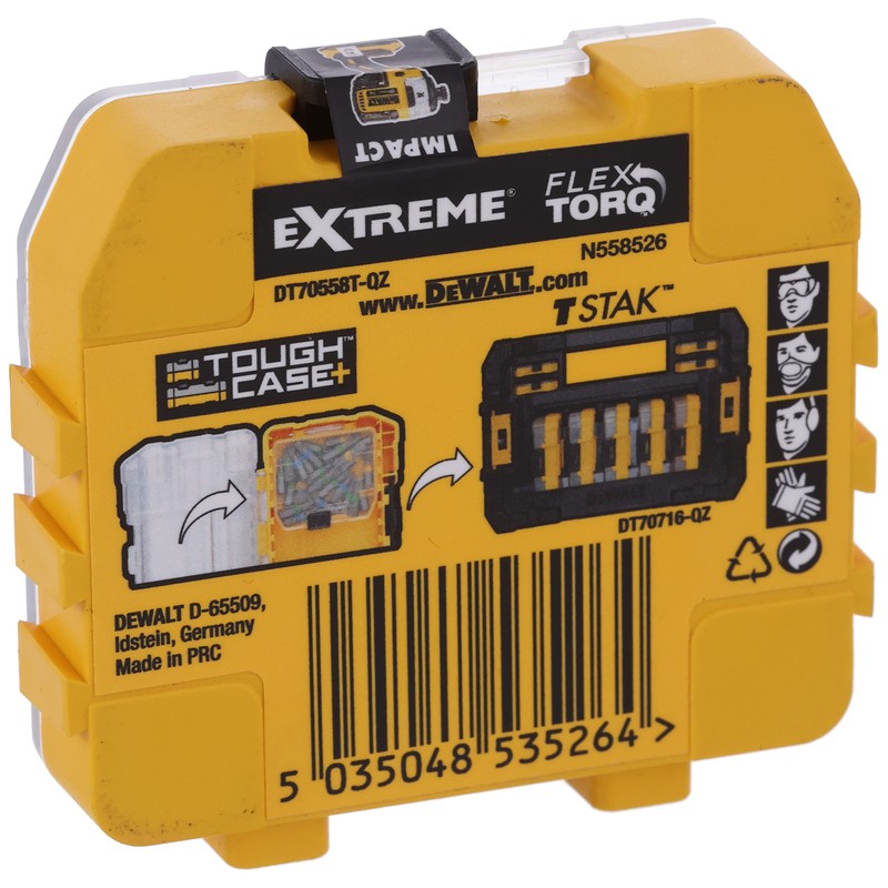 DeWalt Set di punte per bancone, 21 x DT70558T