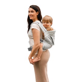 LÍLLÉbaby 3-in-1 Ergonomic CarryOn Airflow - Toddler Carrier - with Lumbar Support & Breathable Mesh - for Children 25-60 lbs - Perfect for Hiking, Travel and Everyday Family Events - Marble