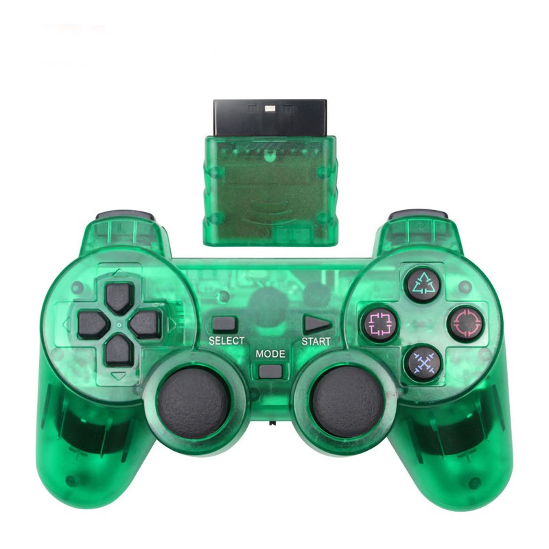 Wireless Gamepad Transparent Sensitive 2.4G Dual Vibration Gamepad Controller for