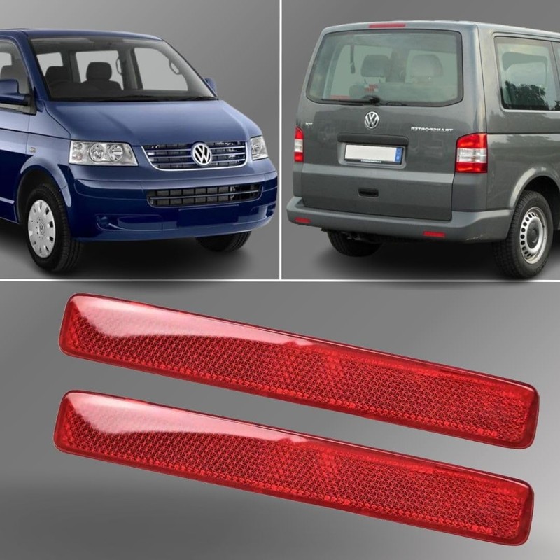 Easy Link 2x Reflector Rear Reflector Bumper Left Right Compatible