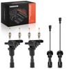 A-Premium 2 Ignition Coils with 2 Wire and 4 Iridium