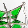 Handcrafted Stained Glass Moravian Star Ornament 3D Fair Trade Christmas