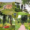 Mole Repellent Solar Powered 10 Pack, Ultrasonic Gopher Deterrent Stakes