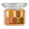Paletas De Sombras Varios Tonos Mate Brillante 10 Colores