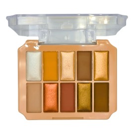 Paletas De Sombras Varios Tonos Mate Brillante 10 Colores