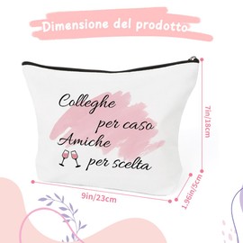 Geschenk Colleghe, Geschenk für Damen, Geschenk für Damen, Kosmetiktasche, Weiß