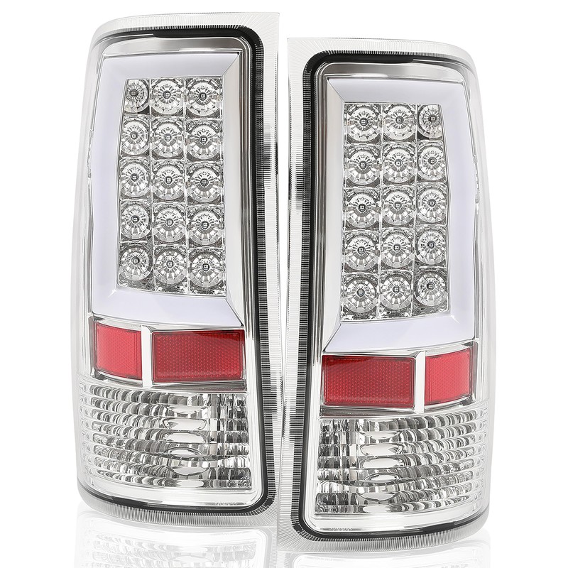 HECASA LED Pair Tail Lights Assembly Compatible with 2007-2014 GMC