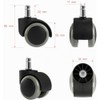 Lihao 5 Ruedas para Silla de Oficina Universales Resistentes a