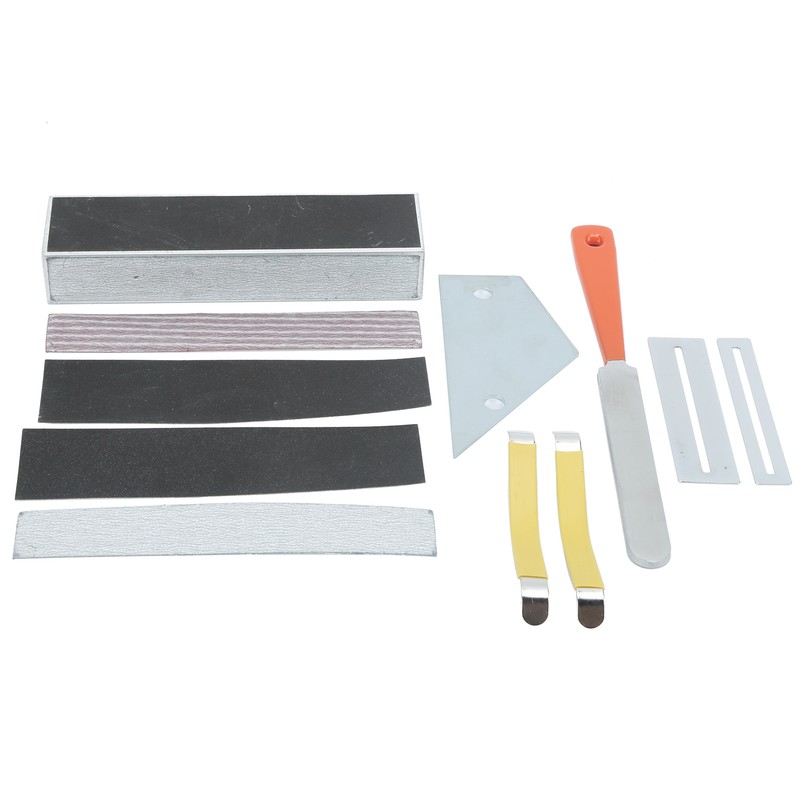 Guitar Leveling Tool Set File Leveler Beam Sandpaper Fingerboard Care