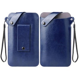 DFV mobile - Holder Ultra Lightweight Belt Case with Snap Fastener for Karbonn A29, Smart A29 - Blue
