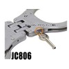 MOTEDO JC-806 High Strength Stainless Steel Handcuffs (NIJ Compliant)