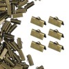 sourcing map 200Pcs Ribbon Ends, 16mm Ribbon Crimp Clamp End