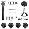 8 Piece Bicycle Computer Mount for Garmin Mount Stem Set,