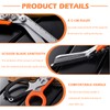 Multitool Rescue Scissors with 6 Functions, Raptor Response Emergency Scissors,