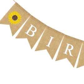 Sunflower Birthday Decorations Sunflower Happy Birthday Banner Happy Birthday Garland Sunflower Birthday Party Decorations Sunflower Party Decorations for Baby Shower Kids Birthday Party